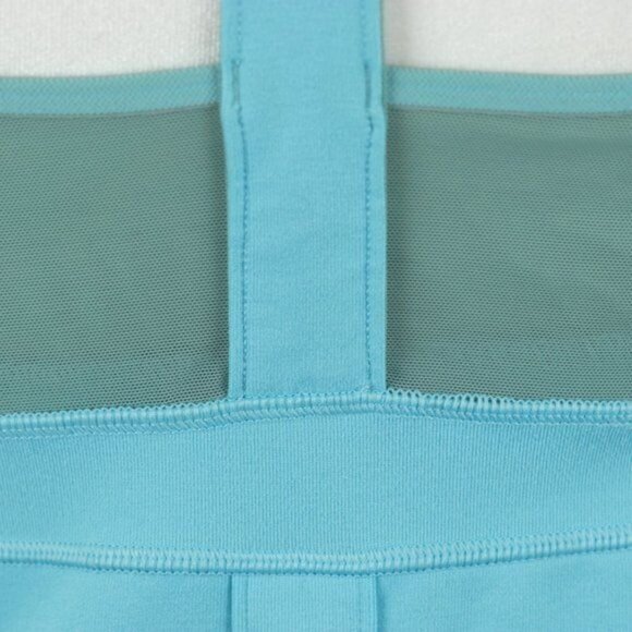 Athleta Stunner Women's Medium Blue T-Strap Activewear Support Tank Top - Picture 6 of 10